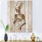 Designart - African American Woman Portraits - Modern Print on Natural Pine Wood